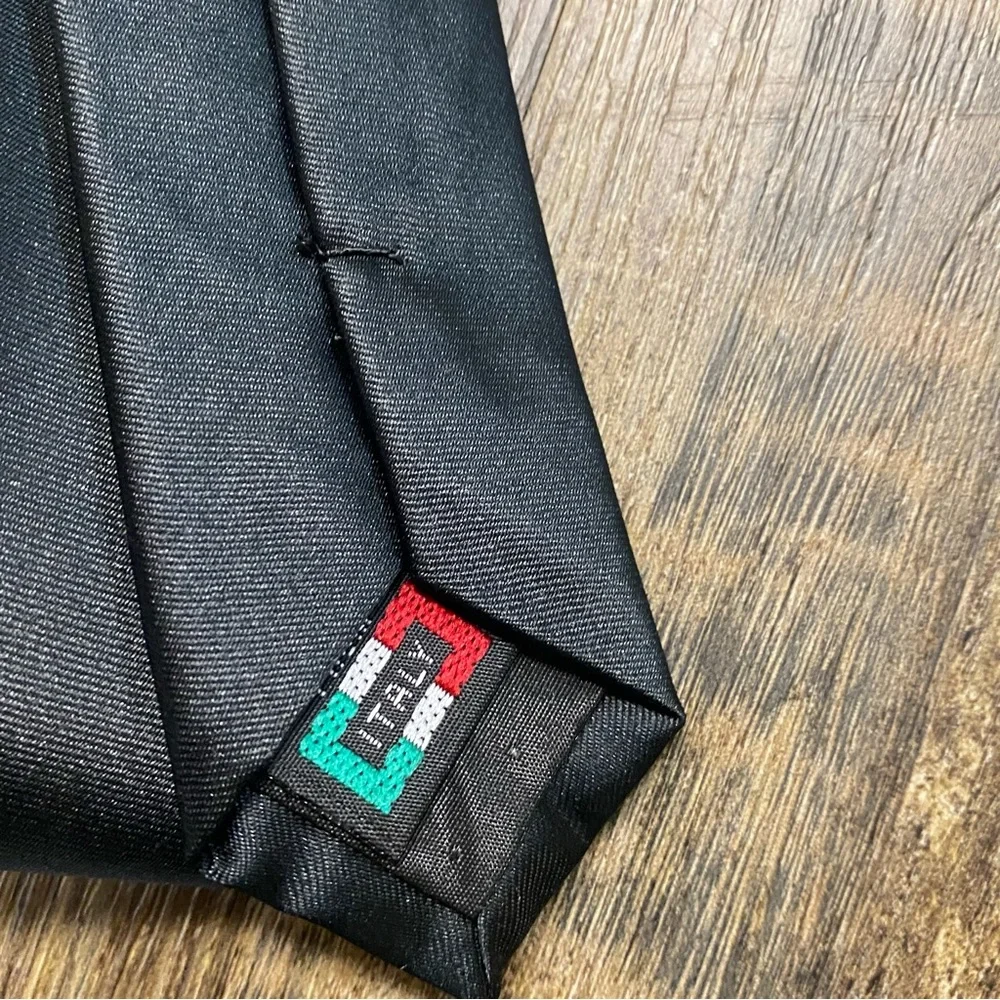 Elegant Black and Gold Men's Lot Ties Parisian Signature, QBrand, Joseph‎ Abboud